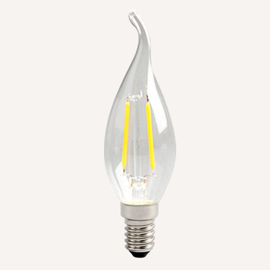 C35 Constant Current Flicker-free LED Highlight Retro Chandelier Lights, Wax Tail E14-2W