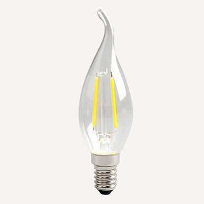 C35 Constant Current Flicker-free LED Highlight Retro Chandelier Lights, Wax Tail E14-2W