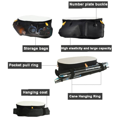 Close-fitting Sports Waist Bag Lightweight Marathon Running Belt, L