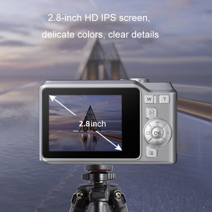 1080P HD Student Retro Digital Card Camera, White+32G