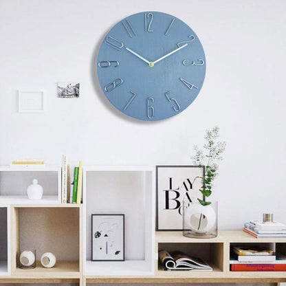 12 Inch Frameless Minimalist Wall Clock Silent Modern Quartz Clock compatible with Living Room, Bedroom, Kitchen, Gold Bronze