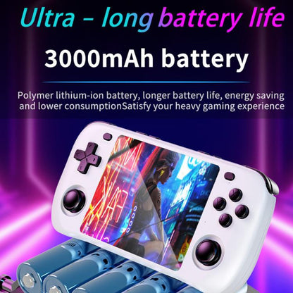 H36S 3.5 Inch IPS HD Screen Retro PSP Game Console Linux System GBA Handheld Video Game Console, 128G