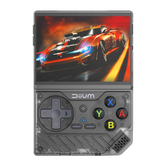 D008 3.5-Inch HD Retro Handheld Game Console With ARM Cortex-A7 800MHz, 1GB RAM & HDMI Output, 64G Clear Black