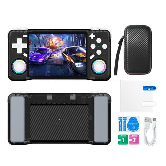 XF35H 3.5-Inch Retro Handheld Game Console With Linux System And RGB Light Pocket Video Game Player, 64G