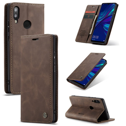 CaseMe Multifunctional Retro Frosted Horizontal Flip Leather Case for Huawei P Smart 2019 / Honor 10 Lite, with Card Slots & Holder & Wallet, Compatible with Huawei P Smart 2019